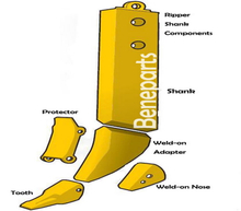 Бульдозер запасных частей рыхлитель хвостовика 8j5299