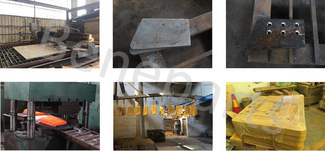 Гусеничный автогрейдер Изогнутый торцевой наконечник 232-2142