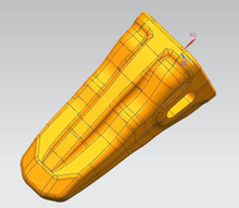 KH23EX Komatsu PC240 Зубья ковша Зубья