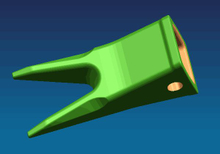 9W8452WTL CAT J Family J460 Зубья ковша E330 E345 988 988F